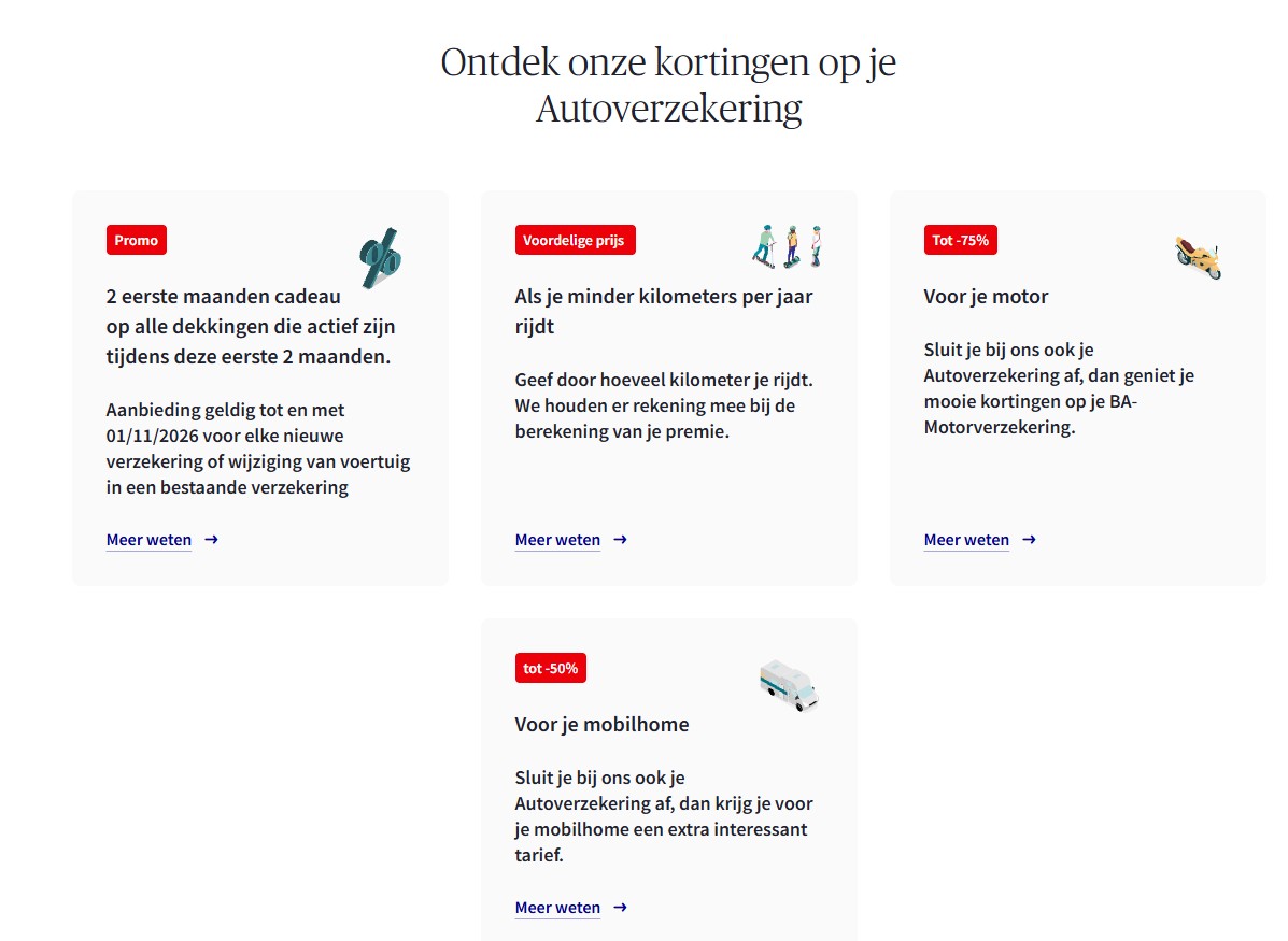 Een tijdelijke actie bij een brand of autoverzekering?